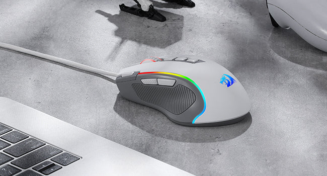 Redragon M612 RGB Gaming Wired Mouse, 8000 DPI Optical Gaming Mouse with 9 Programmable Buttons, RGB Backlit Gamer Mouse for PC & Laptop