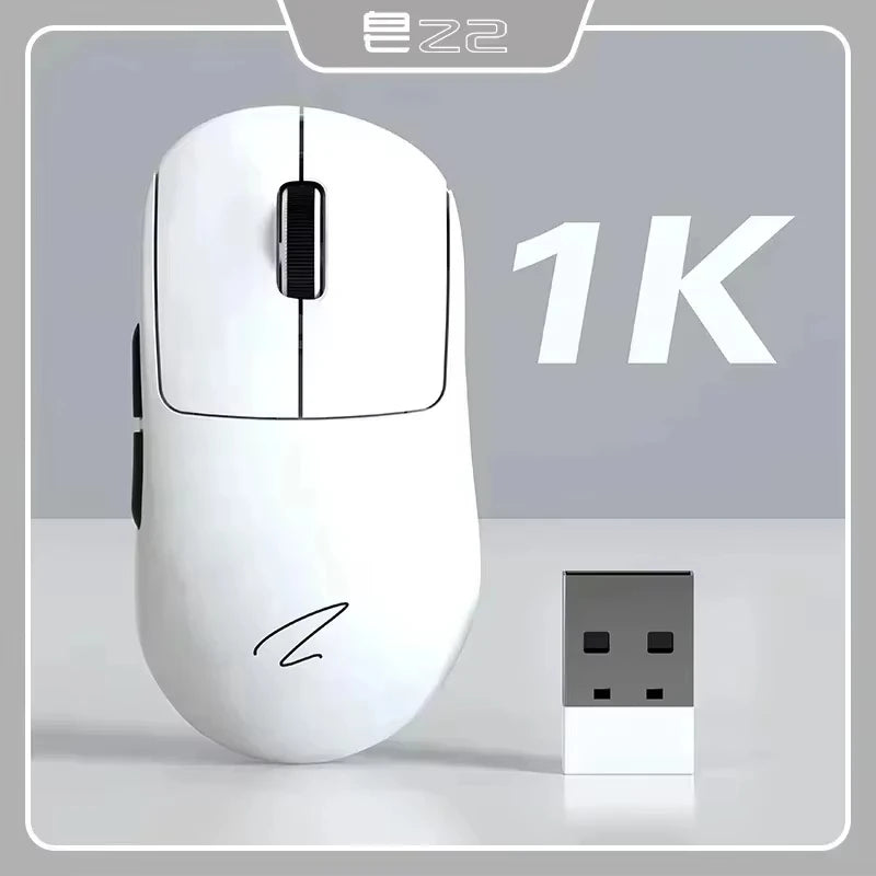 Zaopin Z2 Wireless Gaming Mouse 3-Mode PAW3395 4K Polling Rate Lightweight Esports Mouse for PC, Laptop & Gaming