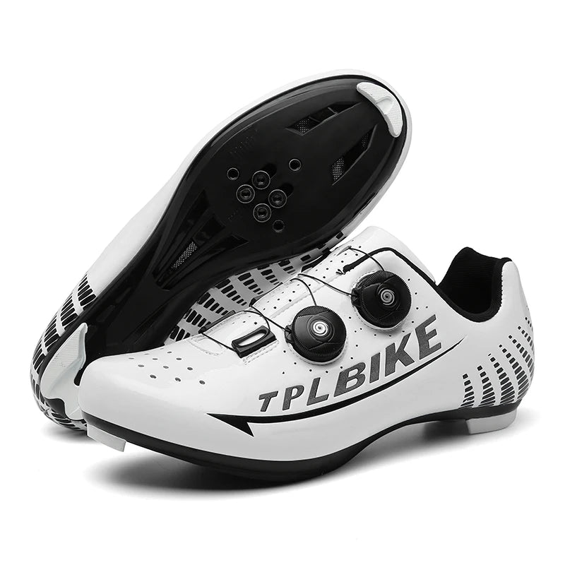 New Men's and Women's Bicycle Shoes,Outdoor Cycling Shoes,Three Functional Soles,Professional Training Shoes