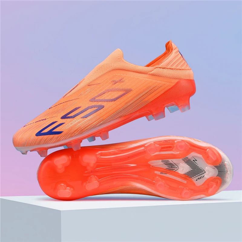 New Men's Football Boots Grass Cleats Futsal Comfortable Turf Soccer Shoes Sport Ultralight Fg Non Slip Indoor Adult Non-Slip