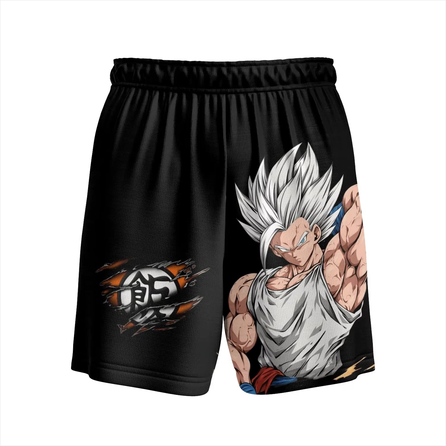 2026 Summer Dragon Ball Super Goku Black Anime Shorts Unisex Oversized 3D Print Casual Streetwear Shorts for Adults & Kids