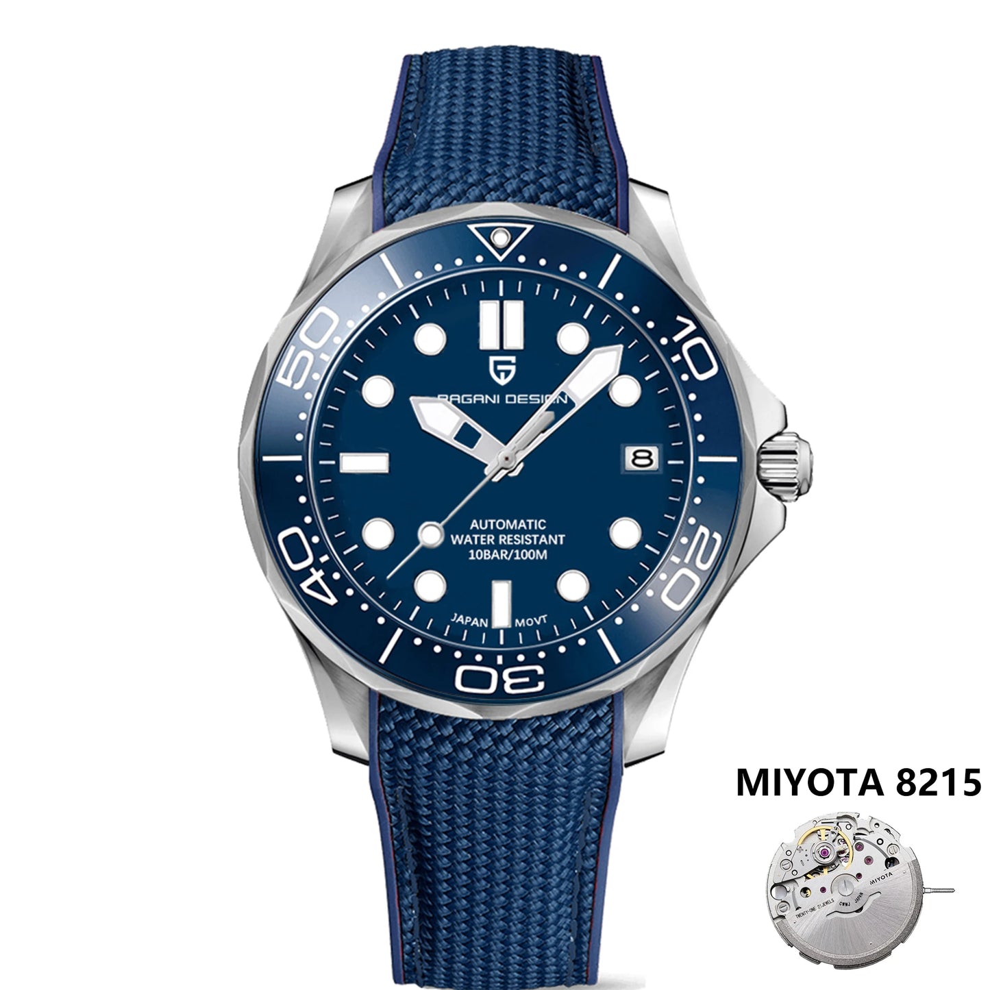 2025 New PAGANI DESIGN Men's Watches Luxury Automatic Watch For Men NH35A Mechanical Wrist watch Men AR Sapphire crystal Clock
