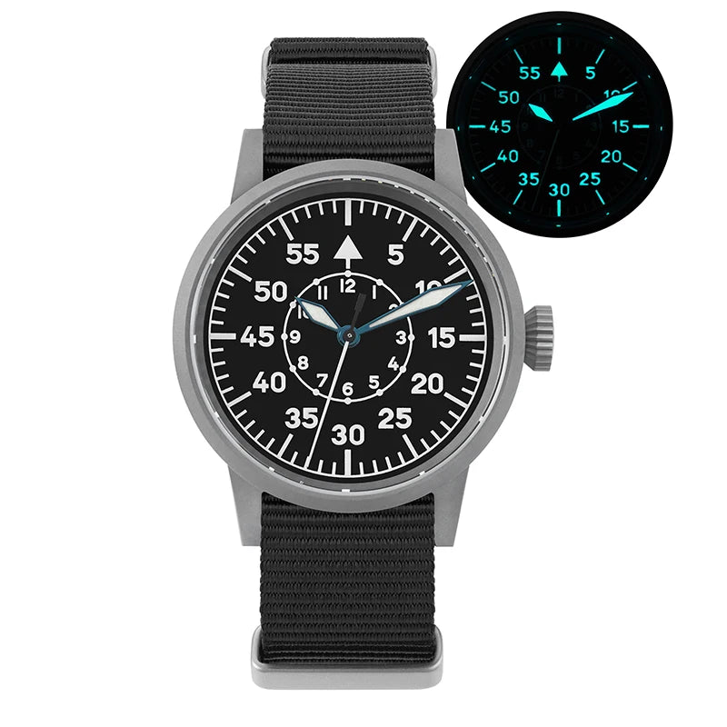 militado ML10 Quartz Watch VH31 Sweeping Second Movement 316L sandblasted coating Sapphire BGW9 Luminous 100m Waterproof Watch