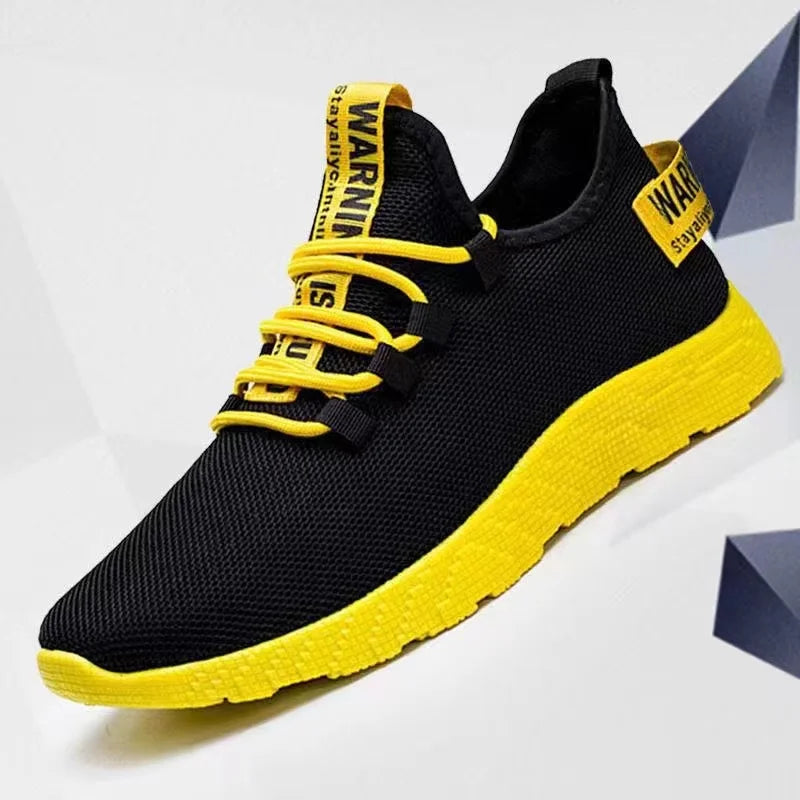 Męskie sneakersy casualowe, lekkie sportowe buty z siateczki na lato, męskie buty outdoorowe z miękką podeszwą, oddychające, wygodne, modne buty do biegania