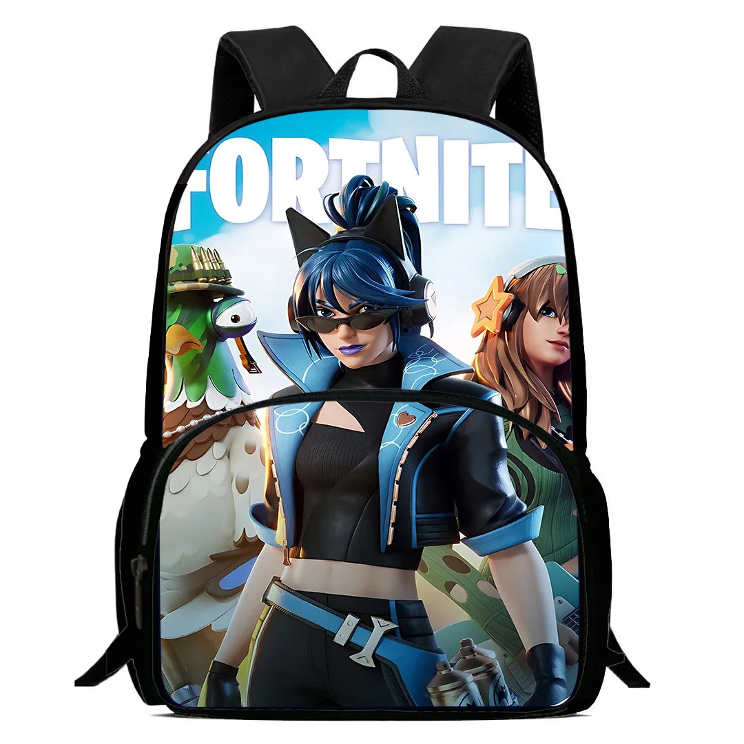 Klasični otroški nahrbtniki Game Fortnites za dečke in deklice, darilo za rojstni dan za učence, otroške šolske torbe z veliko prostornino, trpežen nahrbtnik za kampiranje