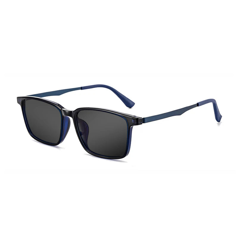 LOERHUNAR High Quality Square Frame TR90 Pure Titanium Myopia Sunglasses for Men Woman UV400 Sunshade Driving Fishing Sunglasses
