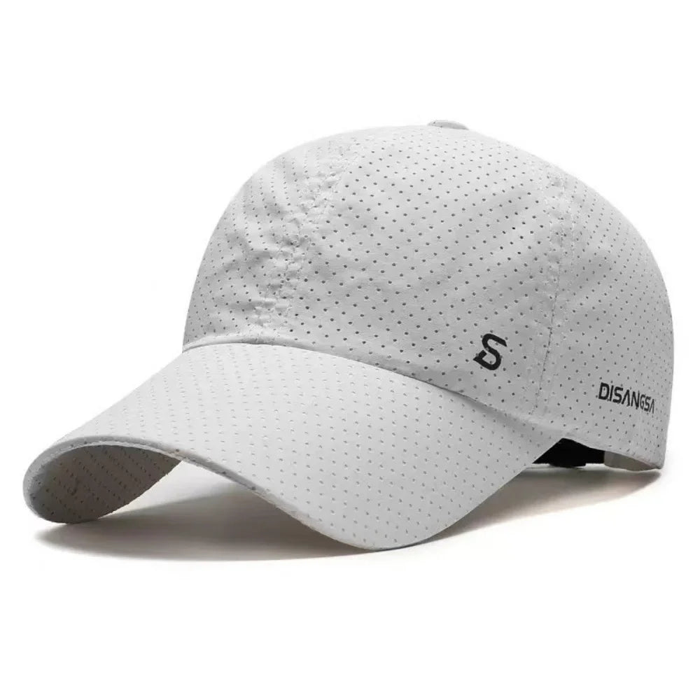 Solid Running Cap Thin Quick Drying Breathable Duck Tongue Outdoor Men's woman Sun Summer Fishing Avisor Baseball Cap