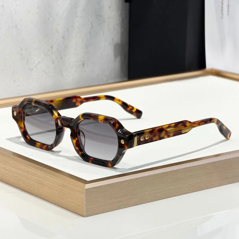 High Quality Sunglasses Project 05 with NFC Chip Rectangle Thick Acetate Handmade Luxury Design UV400 for Men Women Eyeglasses