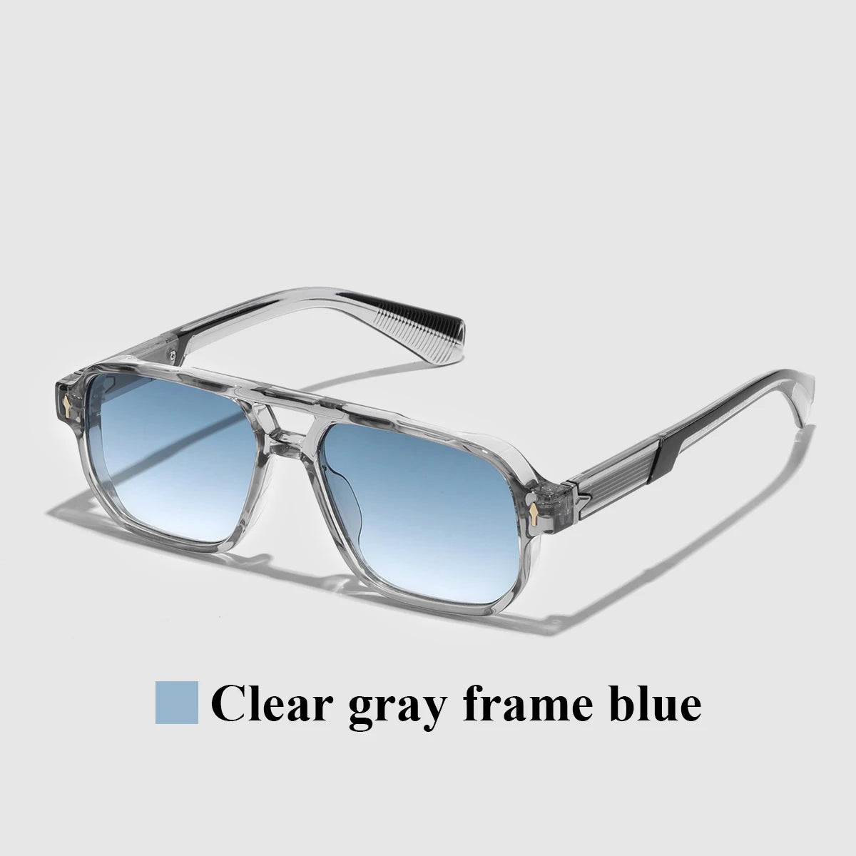 Retro 2026 Transparent Frame Sunglasses for Men and Women luxury brand designer UV400 Protection, Stylish for Driving & Outdoors
