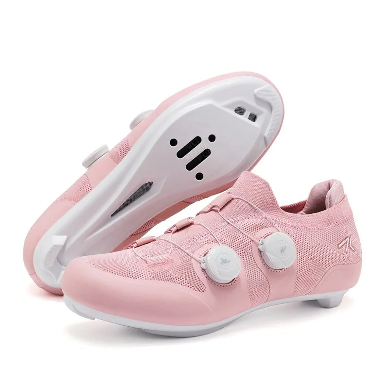 Professional Men Cycling MTB Shoes Route Cleats Speed Road Bike Sneaker Racing Women Flat Bicycle Mountain Spd Biking Footwear