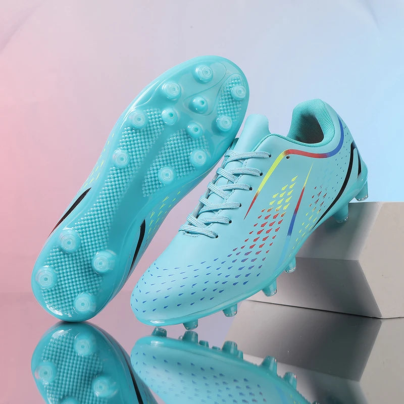 New Men Soccer Shoes High-top Futsal High-quality Cleats Grass Non-Slip Football Boots Match Sneakers Indoor Hot-selling FG/TF