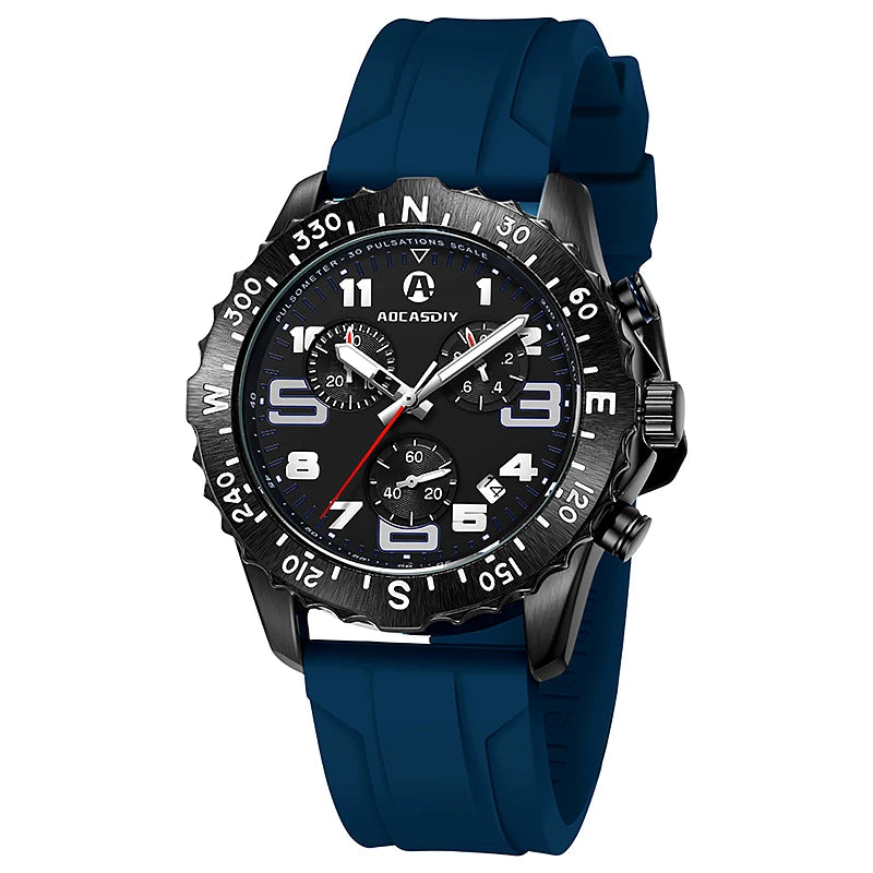 Quartz Wristwatch Men's Watches ENDURANCE Wristwatch Casual Men Watch Luxury Waterproof Luminous Chronograph Date reloj hombre