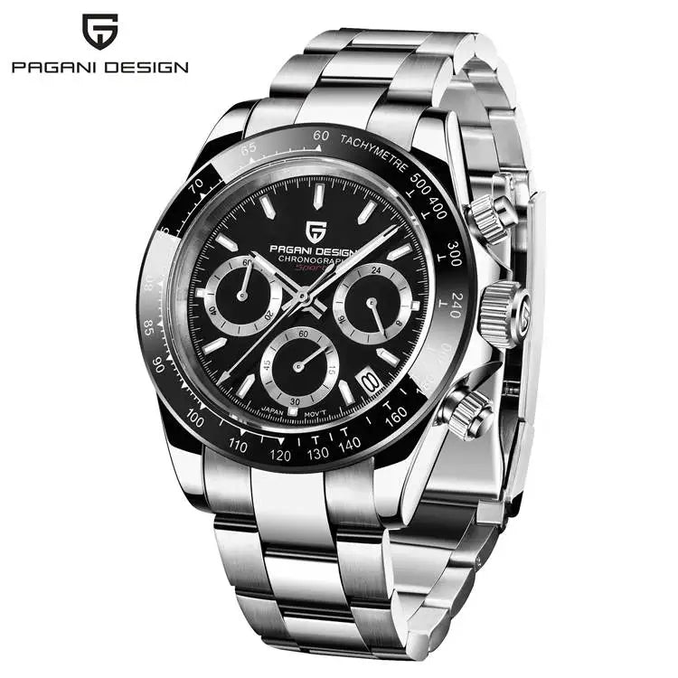 2025 PAGANI DESIGN New PD1644 Meteorite Dial Fashion Men Quartz Wristwatches 100M Sapphire Glass Chronograph relogio masculin