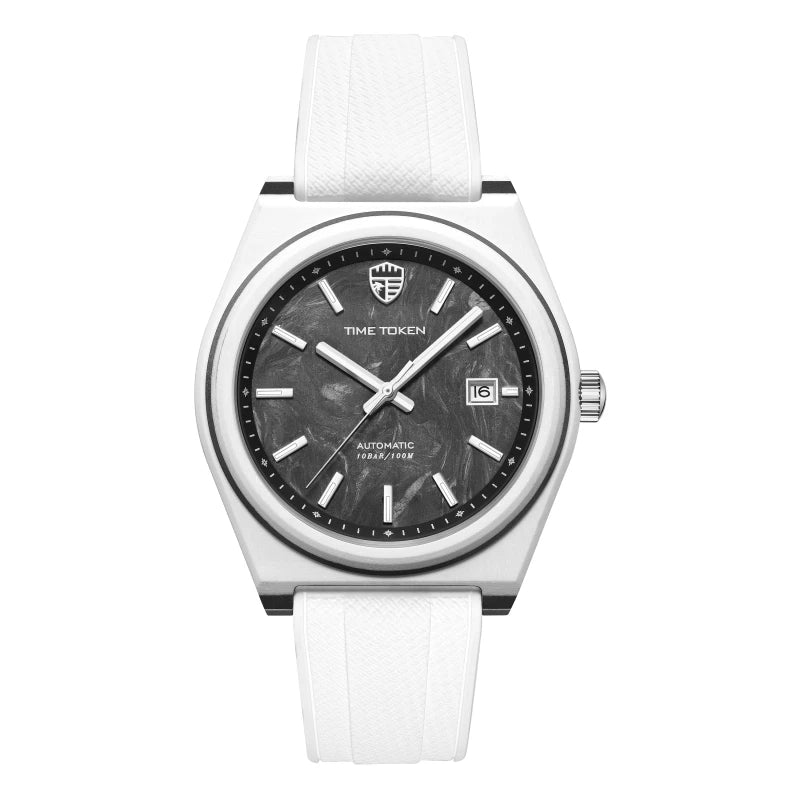 2025 New 40mm Carbon Automatic Watch Luxury 100m Waterproof Diver Watches automatic movement Diver Men Watch