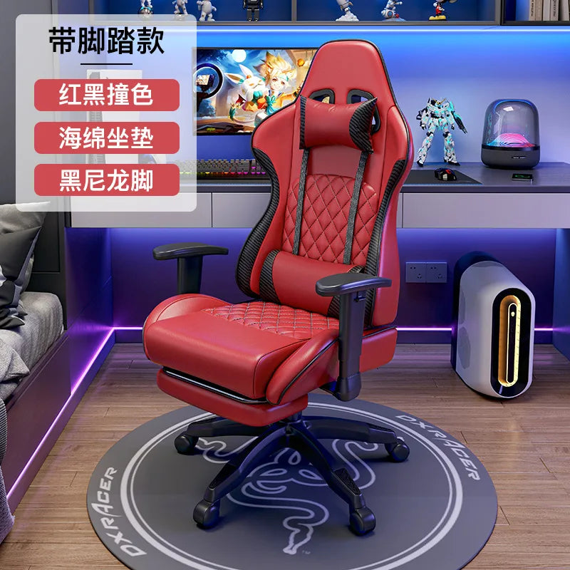 Ergonomic Swivel Gaming Chair Comfortable Office Computer Chair with Armrests, Modern Executive Desk Chair for Home, Work & Gaming