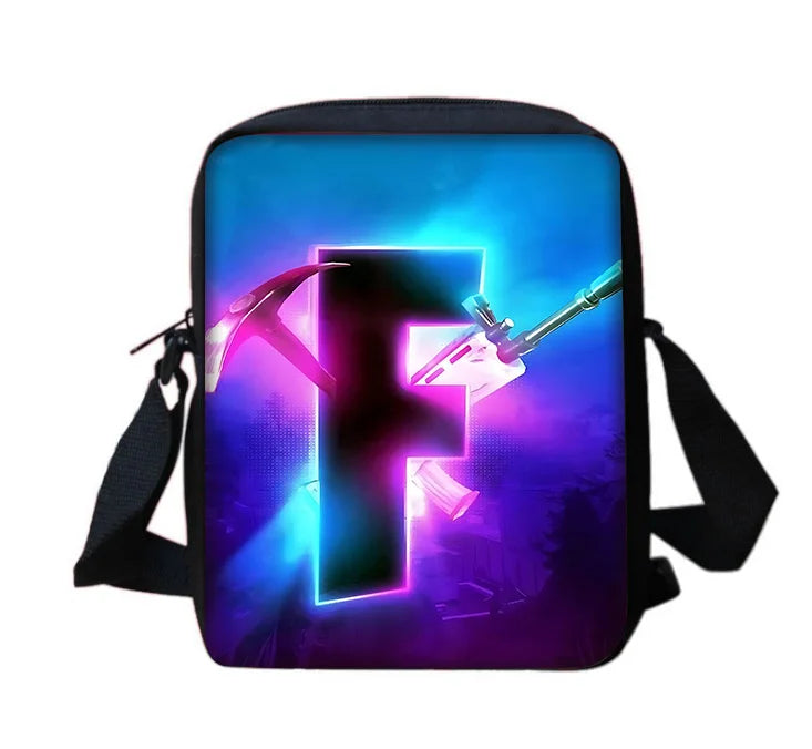 Popular Game FortniteS Child School Backpack With Shoulder Bag Pencil Bags School Bags for Boys Girls Best Gift