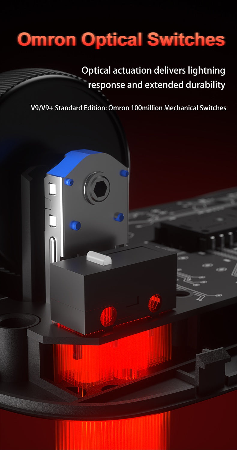 Aula V9 Ultra Kabellose E-Sports-Gaming-Maus Double 8k 3mode PAW 3950 8k 55g Leichte ergonomische Maus – individuelles PC-Zubehör