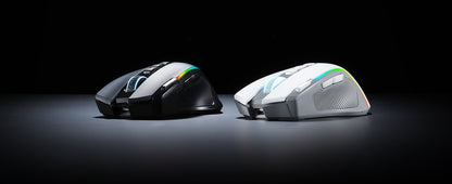 Mouse Gaming Redragon M612 PRO RGB BT 2.4G, ottico wireless 8000 DPI, 9 pulsanti programmabili, 7 modalità retroilluminate, B