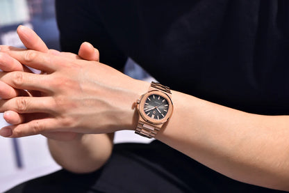 New man DESIGN Automatic luxury Pugani Mechanical Watch With glasses anti-Reflective Sapphire Light needles, man sport Watch, Local Delivery