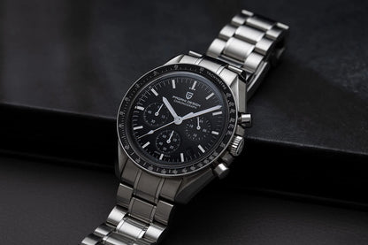 PAGANI DESIGN New men’s watches, luxury quartz watch, speed chronograph, AR sapphire glasses, 100M water-resistant, business watch 2026, EU local shipping