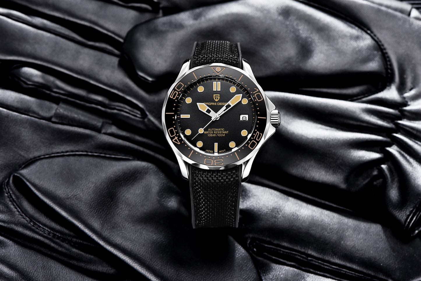 PAGANI DESIGN 2026 New automatic watch for men 007, luxury automatic watch for men, mechanical watch for men, AR sapphire, luminous, EU local delivery