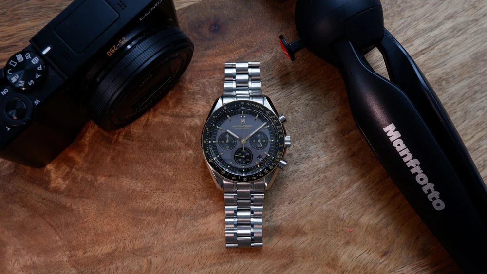 PAGANI DESIGN New men’s watches, luxury quartz watch, speed chronograph, AR sapphire glasses, 100M water-resistant, business watch 2026, EU local shipping