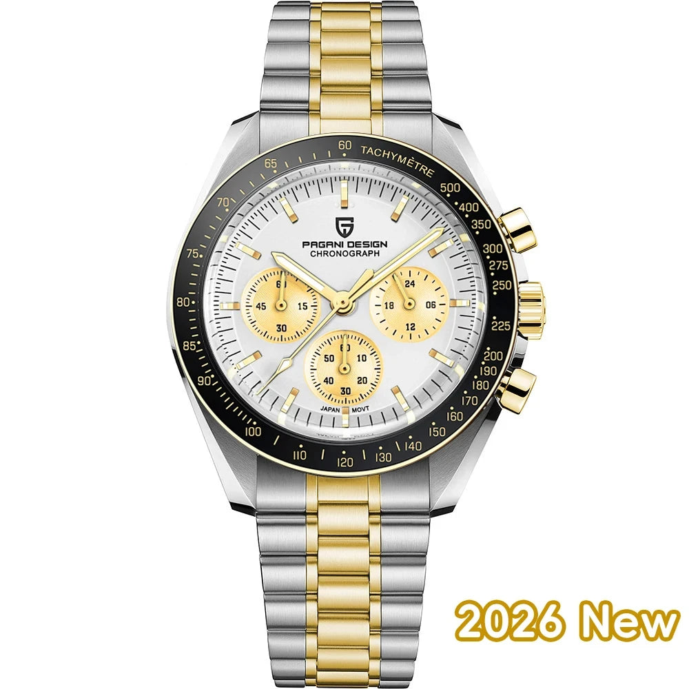 PAGANI DESIGN Moon ST6 luxury automatic men’s Watch, business watch for men, mechanical watch, luminous, sapphire glasses, nylon strap, EU local delivery 2026