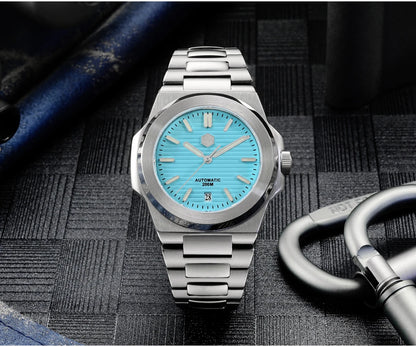 San Martin 42mm Top Band Men Diving Watch Fashion Classic Luxury Automatic Mechanical Watches Sapphire Waterproof 200m Relogio