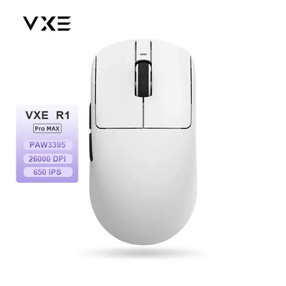 ATK VXE Dragonfly R1 Pro MAX Wireless Gaming Mouse, PAW3395 Esports Mouse, 26K DPI Rechargeable Lightweight FPS Gaming Mouse