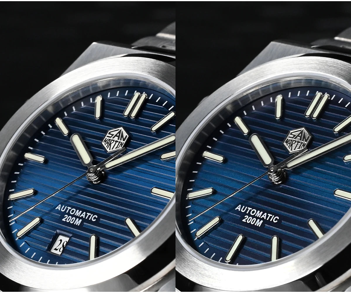 San Martin 42mm Top Band Men Diving Watch Fashion Classic Luxury Automatic Mechanical Watches Sapphire Waterproof 200m Relogio