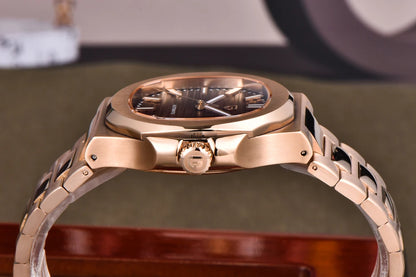 New man DESIGN Automatic luxury Pugani Mechanical Watch With glasses anti-Reflective Sapphire Light needles, man sport Watch, Local Delivery