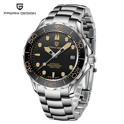 PAGANI DESIGN 2026 New automatic watch for men 007, luxury automatic watch for men, mechanical watch for men, AR sapphire, luminous, EU local delivery