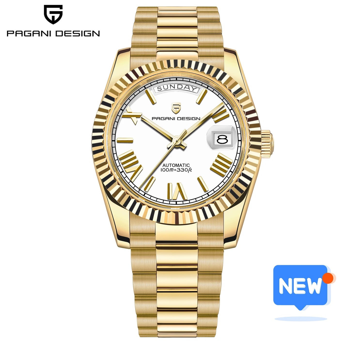PAGANI DESIGN DD36 Luxury Automatic Watch For Men AR Sapphire Glass Stainless steel Mechanical  Wristwatch EU Warehouse delivery