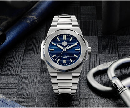 San Martin 42mm Top Band Men Diving Watch Fashion Classic Luxury Automatic Mechanical Watches Sapphire Waterproof 200m Relogio