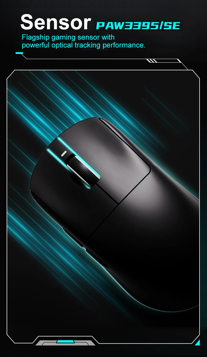 ATK VXE Dragonfly R1 Pro MAX Wireless Gaming Mouse, PAW3395 Esports Mouse, 26K DPI Rechargeable Lightweight FPS Gaming Mouse