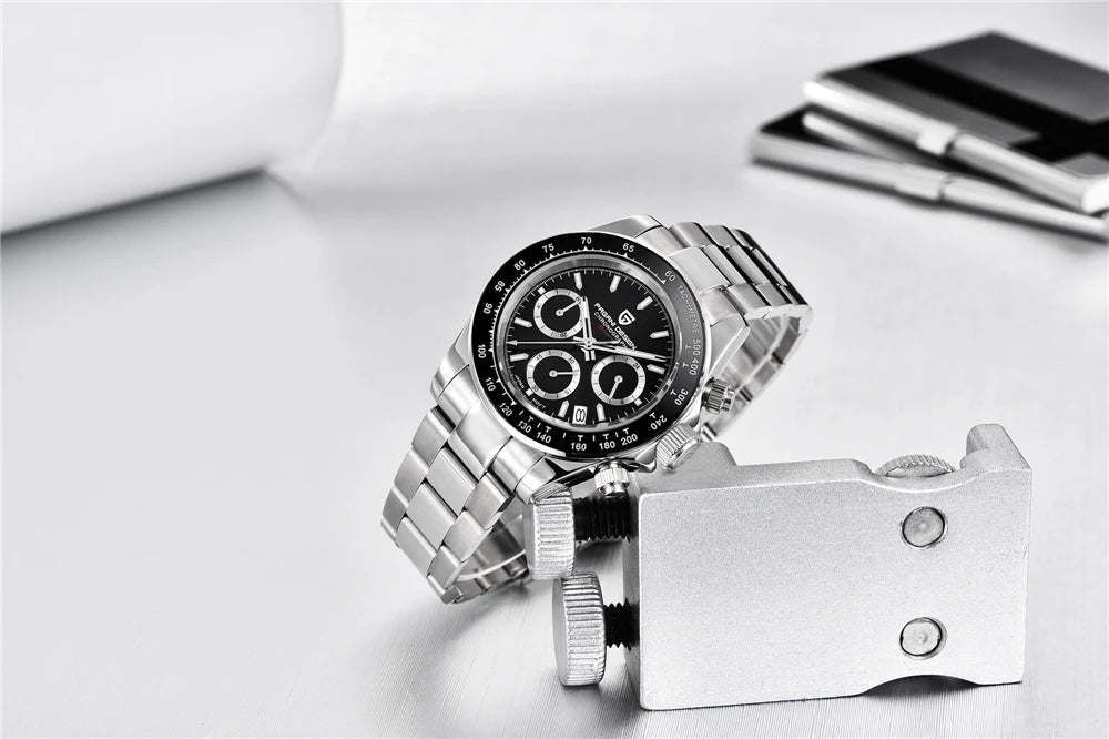 PAGANI DESIGN 2026 New Sport Chronograph Top Brand Luxury Quartz Watch For Men Sapphire crystal  Automatic Date Wrist watch Men