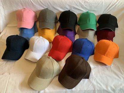Czapka unisex, casualowa, akrylowa, gładka czapka baseballowa, czapki z regulacją dla kobiet i mężczyzn, czapka hip-hopowa, odzież uliczna, czapka typu „dad hat”, sprzedaż hurtowa