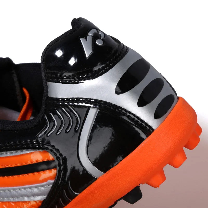 Men Football Soccer Boots Athletic Shoes New Leather Big Size High Top Cleats Training Sneaker Comfortable