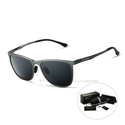VEITHDIA Fashion Vintage Men's Sunglasses Polarized UV400 Lens Glasses Aluminum Magnesium Eyeglasses Eyewear Accessories 6623