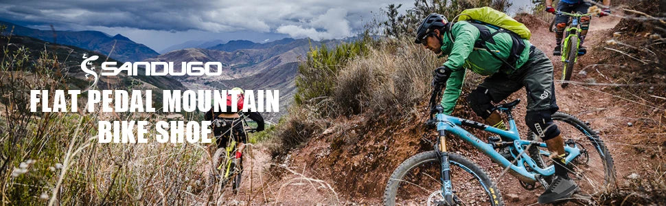 Men's MTB Shoes for Flat Pedals Suitable  for BMX, DH, Enduro, Free-ride