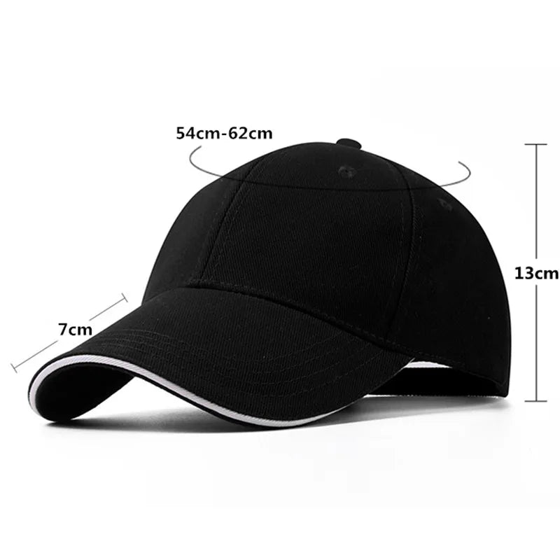 Czapka unisex, casualowa, akrylowa, gładka czapka baseballowa, czapki z regulacją dla kobiet i mężczyzn, czapka hip-hopowa, odzież uliczna, czapka typu „dad hat”, sprzedaż hurtowa
