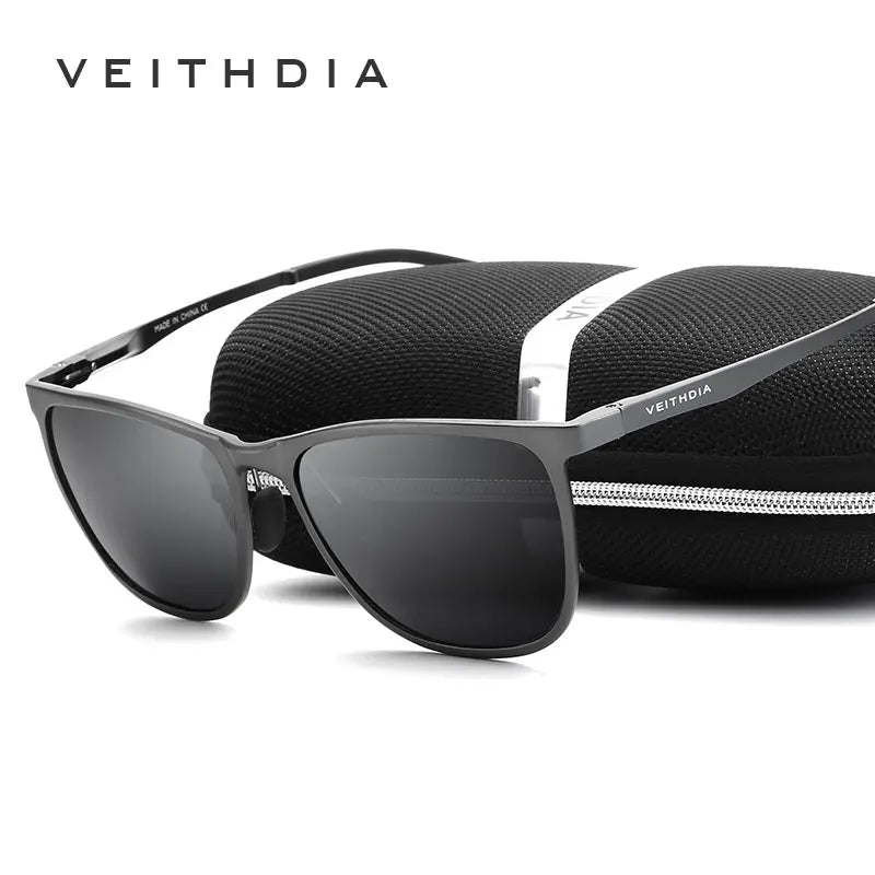 VEITHDIA Fashion Vintage Men's Sunglasses Polarized UV400 Lens Glasses Aluminum Magnesium Eyeglasses Eyewear Accessories 6623