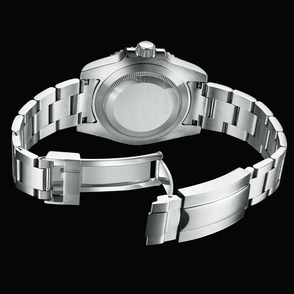 Custom watches Luxury Sapphire MIYOTA/NH35 Automatic Wristwatch Mechanical Mens Watch Sterile Dial Ceramic 10Bar Lume Male Clock