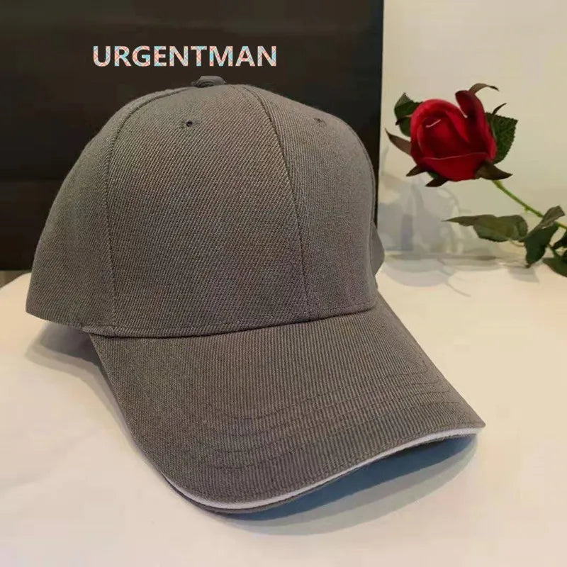 Czapka unisex, casualowa, akrylowa, gładka czapka baseballowa, czapki z regulacją dla kobiet i mężczyzn, czapka hip-hopowa, odzież uliczna, czapka typu „dad hat”, sprzedaż hurtowa