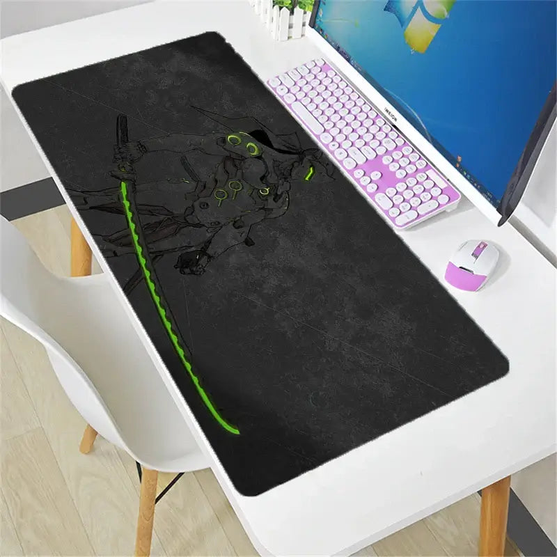 Overwatch Mauspad groß DIY Kawaii XXL PC-Computer-Schreibtischmatte Gamer-Büroteppich Tastatur-Tisch Gaming-Zubehör Mousepad