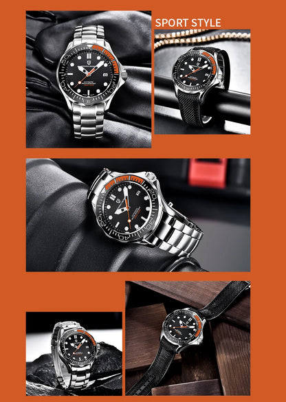 2025 New PAGANI DESIGN Men's Watches Luxury Automatic Watch For Men NH35A Mechanical Wrist watch Men AR Sapphire crystal Clock