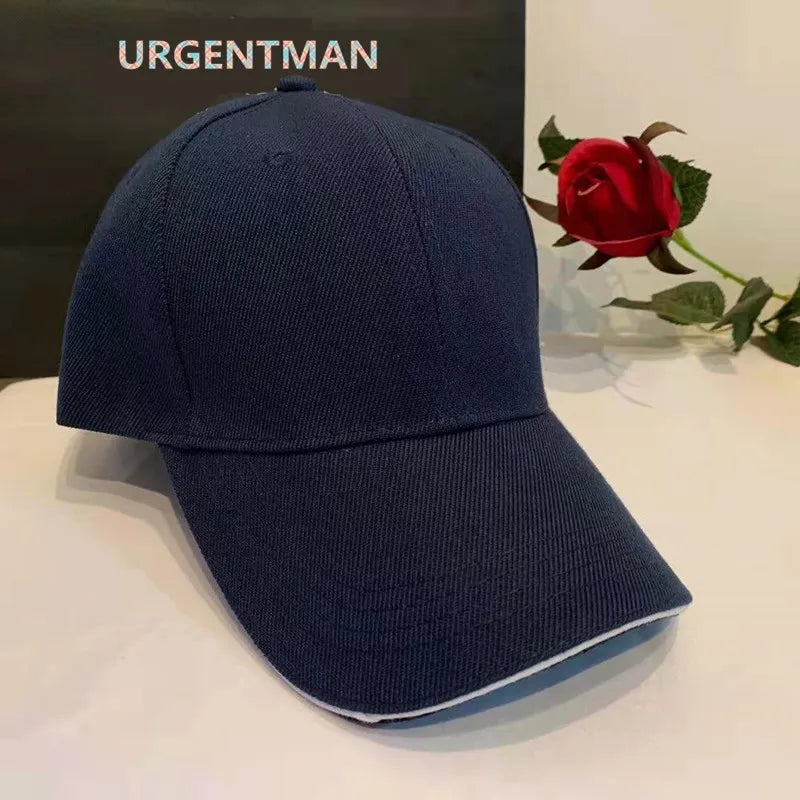 Czapka unisex, casualowa, akrylowa, gładka czapka baseballowa, czapki z regulacją dla kobiet i mężczyzn, czapka hip-hopowa, odzież uliczna, czapka typu „dad hat”, sprzedaż hurtowa