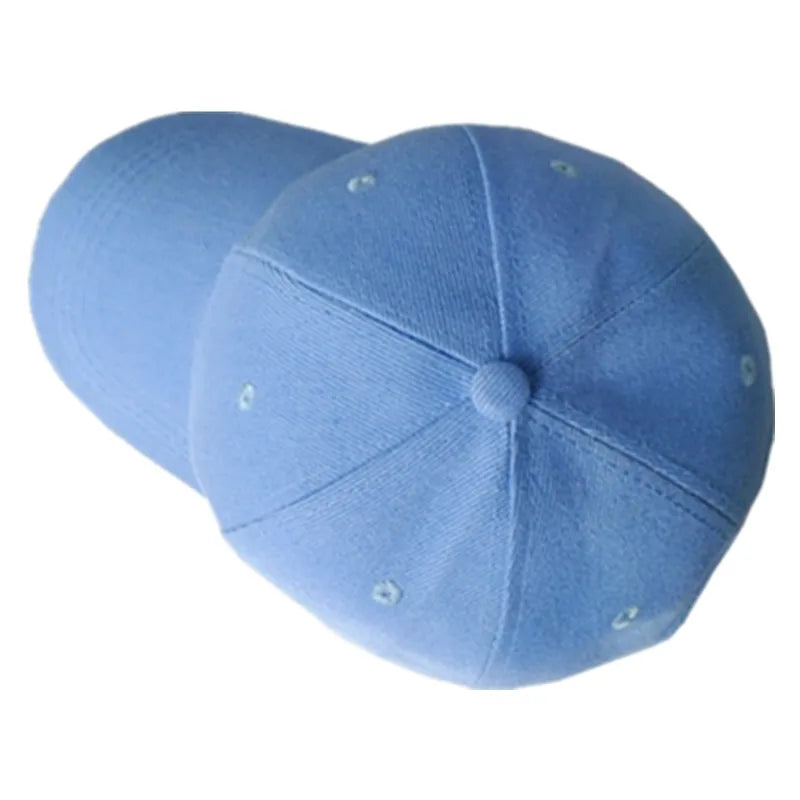 Czapka unisex, casualowa, akrylowa, gładka czapka baseballowa, czapki z regulacją dla kobiet i mężczyzn, czapka hip-hopowa, odzież uliczna, czapka typu „dad hat”, sprzedaż hurtowa