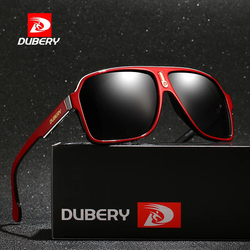 DUBERY Brand Design Polarized Sunglasses Men Driving Shades Male Retro Sun Glasses For Men Summer Mirror Goggle Oculos UV400 103