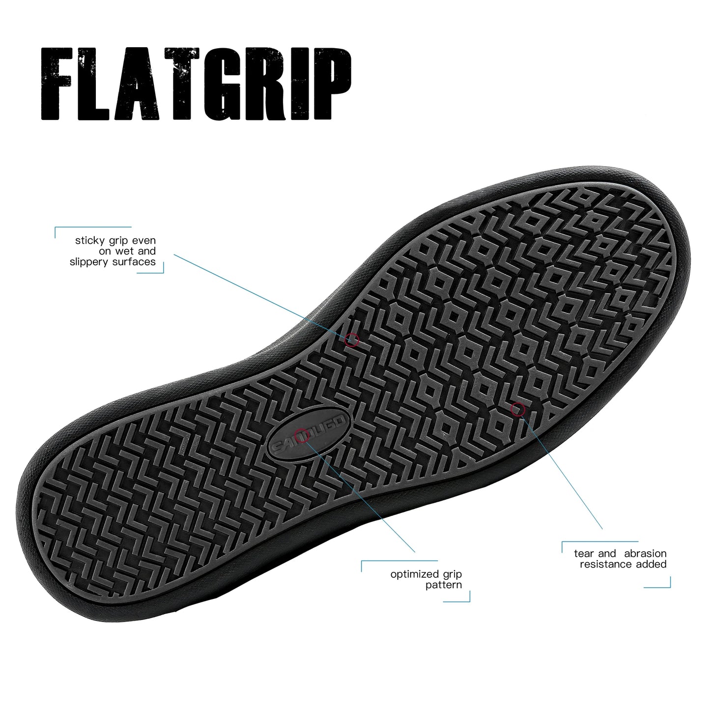 Men's MTB Shoes for Flat Pedals Suitable  for BMX, DH, Enduro, Free-ride